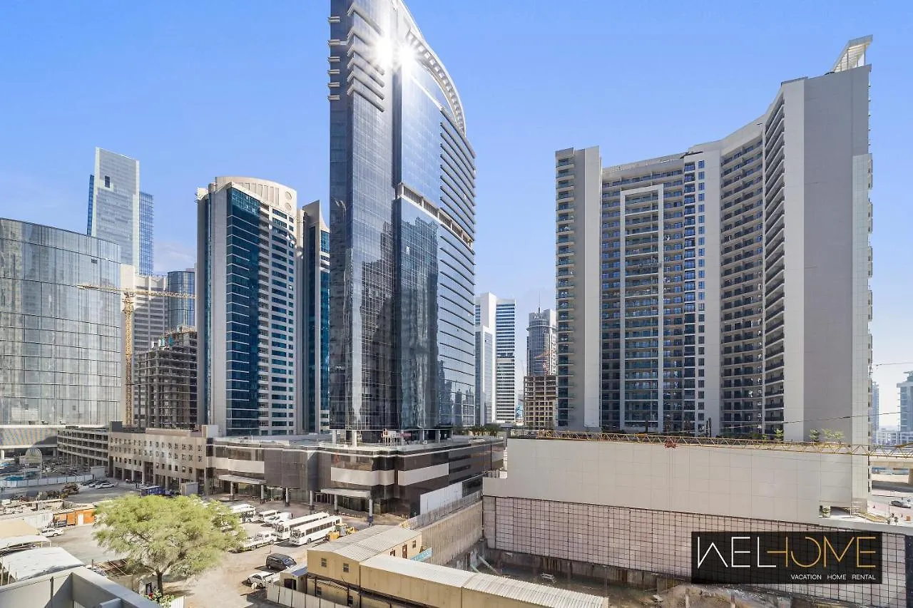 Welhome - Chic Apartment In Liveliest Area In Business Bay Dubai